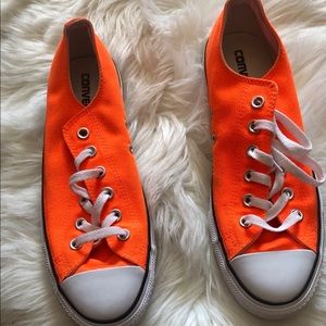 Orange Converse